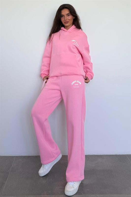 MDX Pink Hooded Printed Women's Tracksuit MG2524 - Hobbs