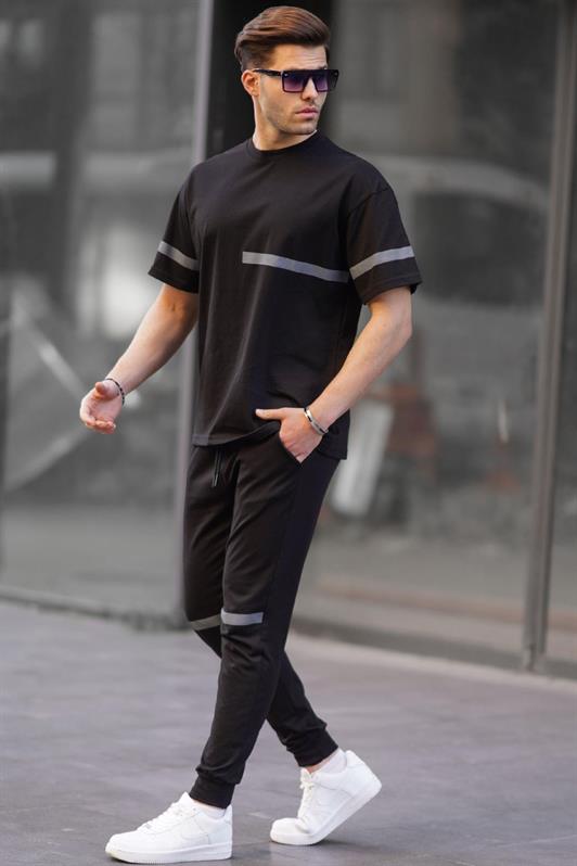 MDX Black Short Sleeve Tracksuit Set 5939 - Lodi