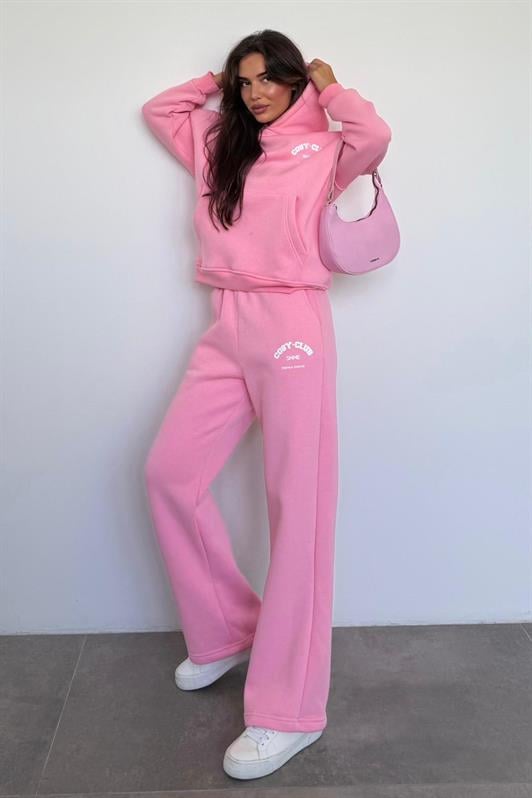 MDX Pink Hooded Printed Women's Tracksuit MG2524 - Hobbs