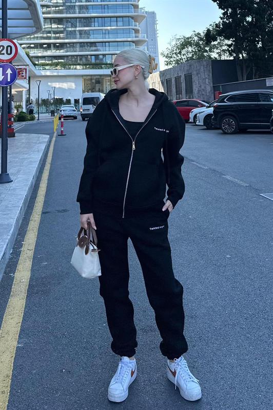 MDX Black Hooded Zippered Tracksuit MG2227 - Norristown