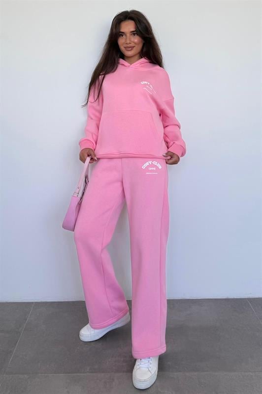 MDX Pink Hooded Printed Women's Tracksuit MG2524 - Hobbs