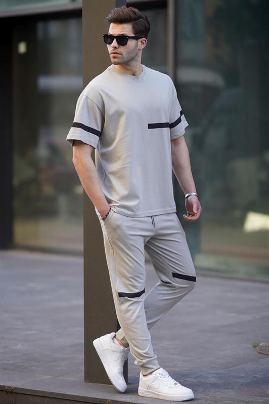 MDX Painted Gray Short Sleeve Tracksuit 5939 - Salinas Victoria