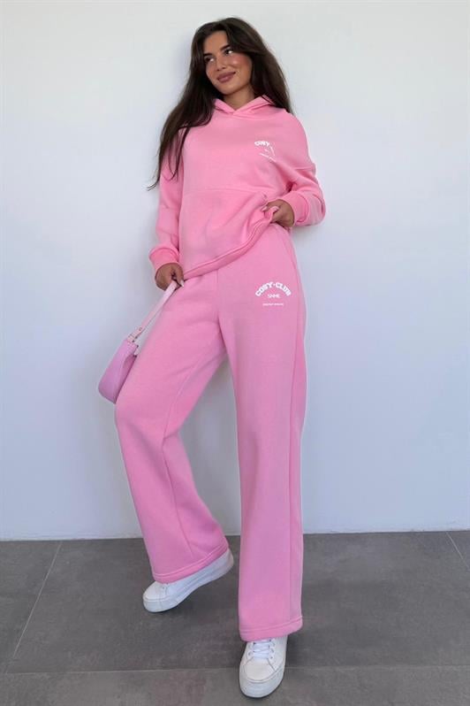 MDX Pink Hooded Printed Women's Tracksuit MG2524 - Hobbs