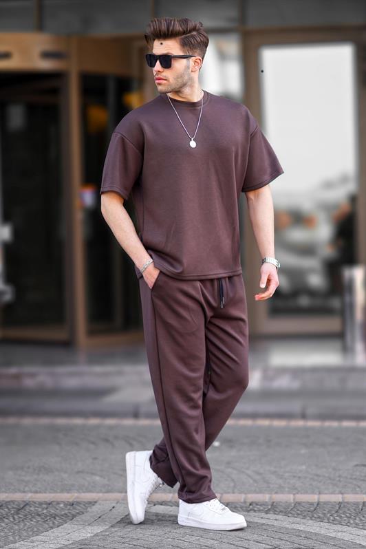 MDX Brown Oversized Short Sleeve Tracksuit 5954 - Wunstorf