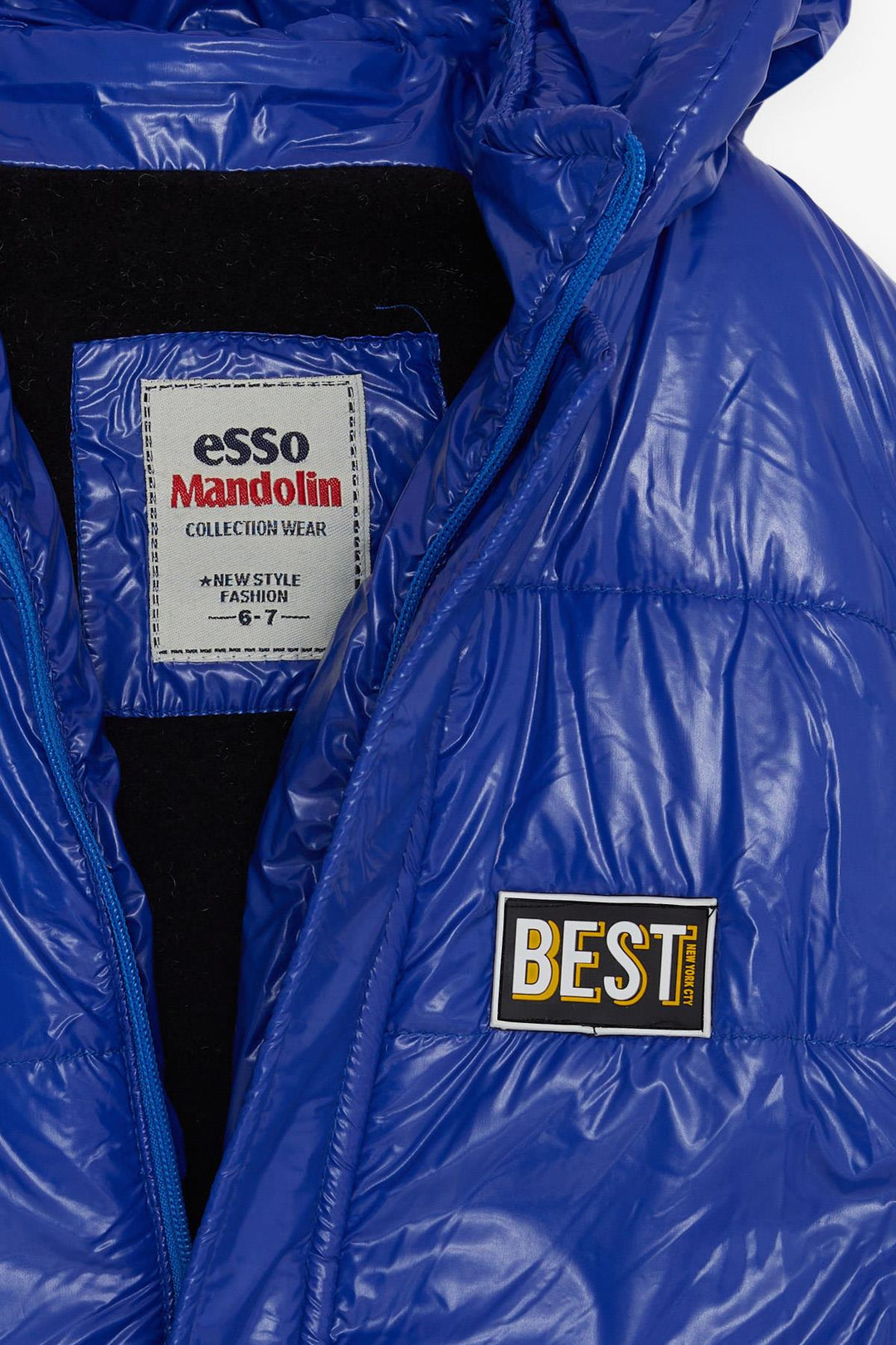 جاكيت BRE Esso Mandolin للأولاد بغطاء للرأس وسحاب 60 سنة، أزرق ساكس - سانكت غالن