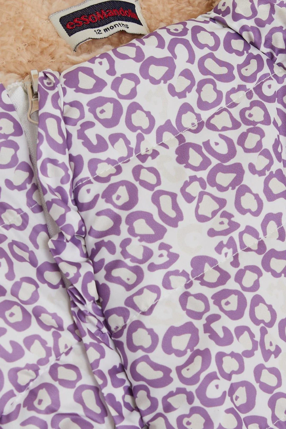 BRE Esso Mandolin Girl Baby Astronaut Jumpsuit with Hood Leopard Pattern 9 Months-2 Years, Mixed Color - Trani