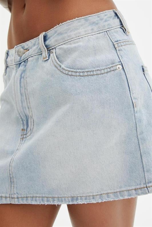 MDX Madmext Ice Blue Denim Skirt MG2372 - Sutton in Ashfield