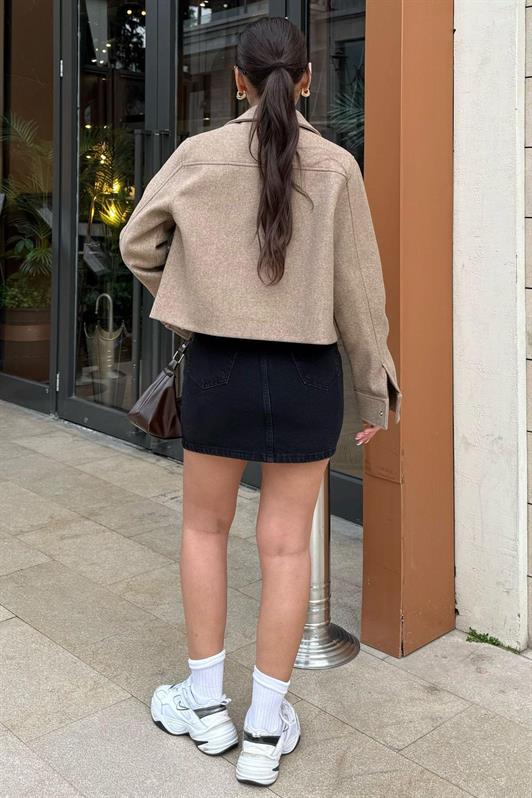 MDX Madmext Black Denim Skirt MG2372 - Christchurch
