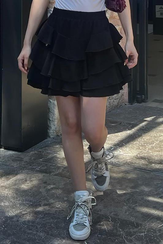 MDX Black Mykonos Mini Skirt MG2070 - Vancouver