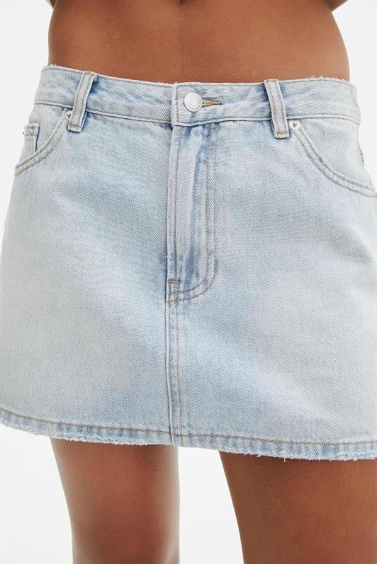 MDX Madmext Ice Blue Denim Skirt MG2372 - Sutton in Ashfield