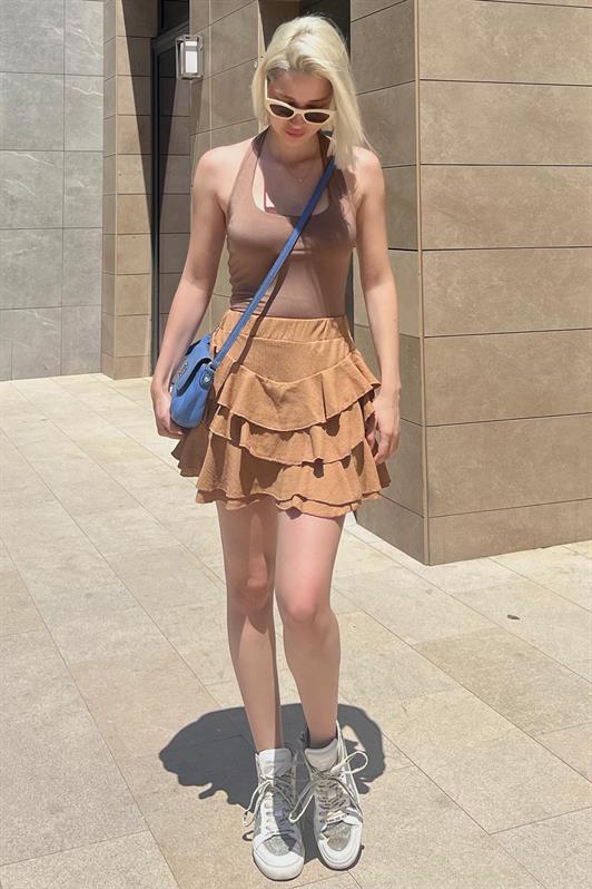 MDX Camel Mykonos Mini Skirt MG2070 - Tamworth