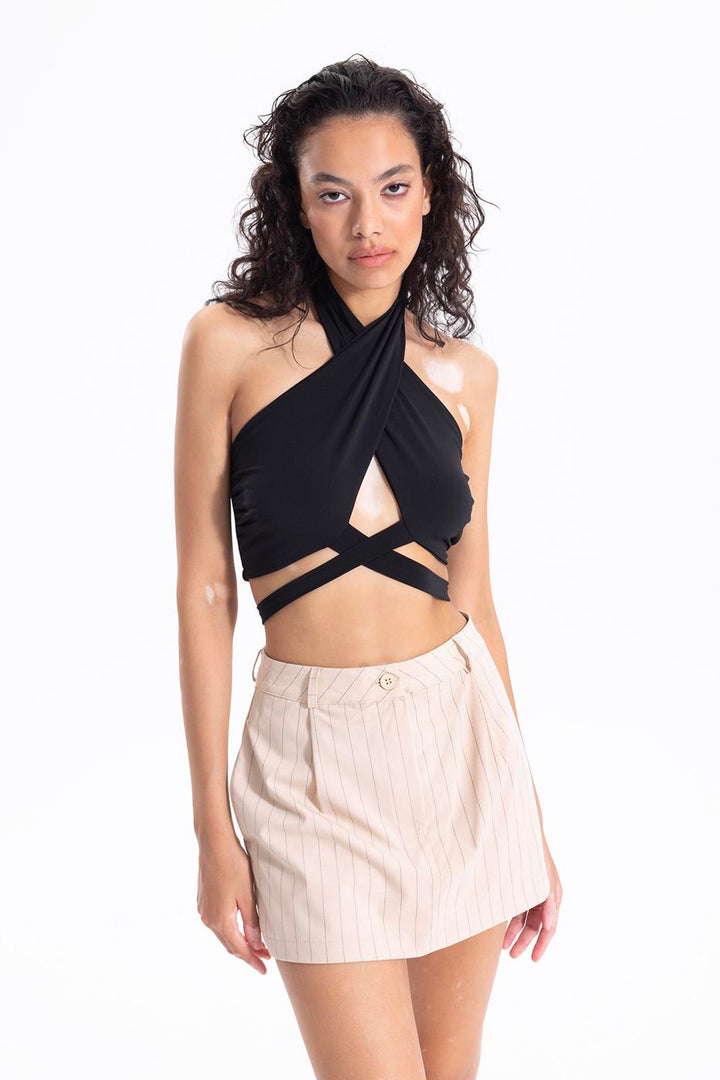 BSL Women Pleated Mini Short-Skirt - Osnabrück