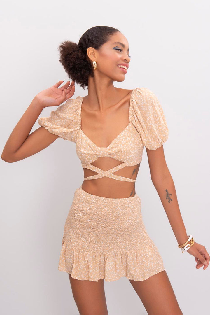 BSL Women Drop Flounce Mini Skirt - Roanoke