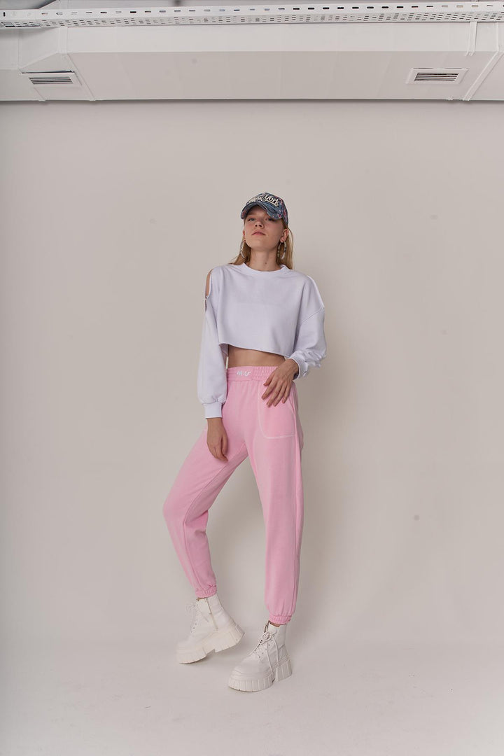 HLLY Women Max Sweatshirt Pink - Saint-Ouen