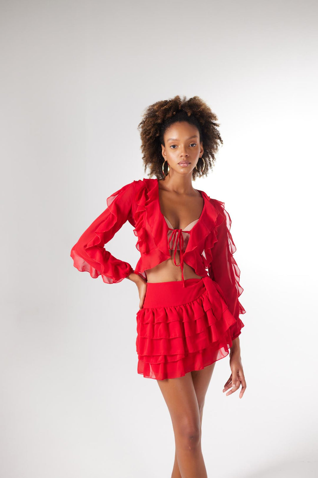 HLLY Women Elsa Skirt Red - Portimão