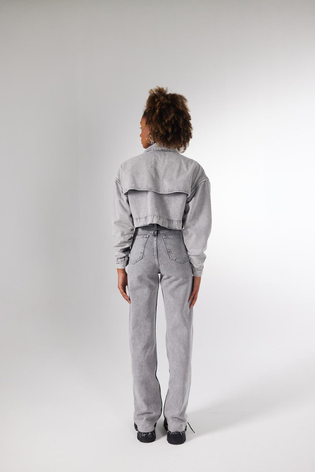 HLLY Women Lorenzo Jean Pants Gray - Guadalupe