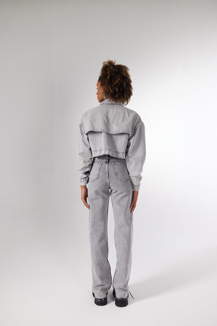 HLLY Women Lorenzo Jean Pants Gray - Guadalupe