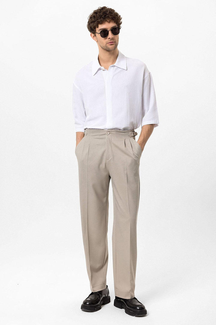 ANT Fakir Sleeve Hidden Button Closure Oversize Men's Shirt - Nogales