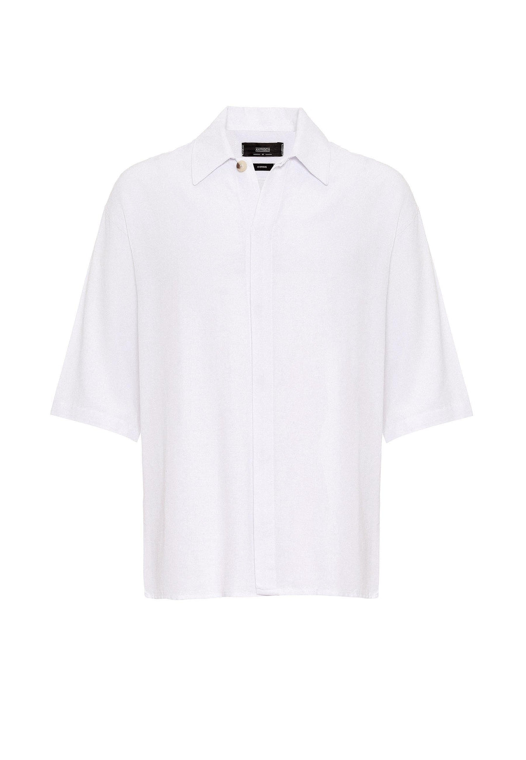 ANT Fakir Sleeve Hidden Button Closure Oversize Men's Shirt - Nogales