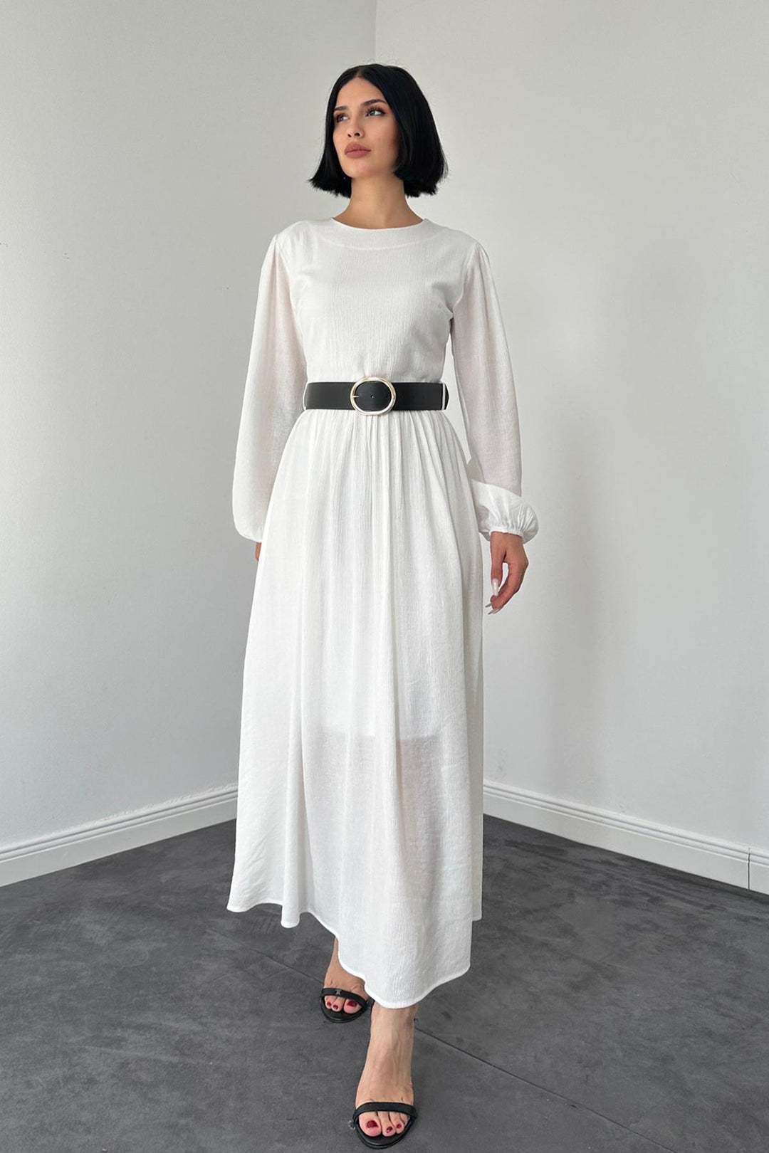 ELS Felicita Dress - Ecru - Frontera