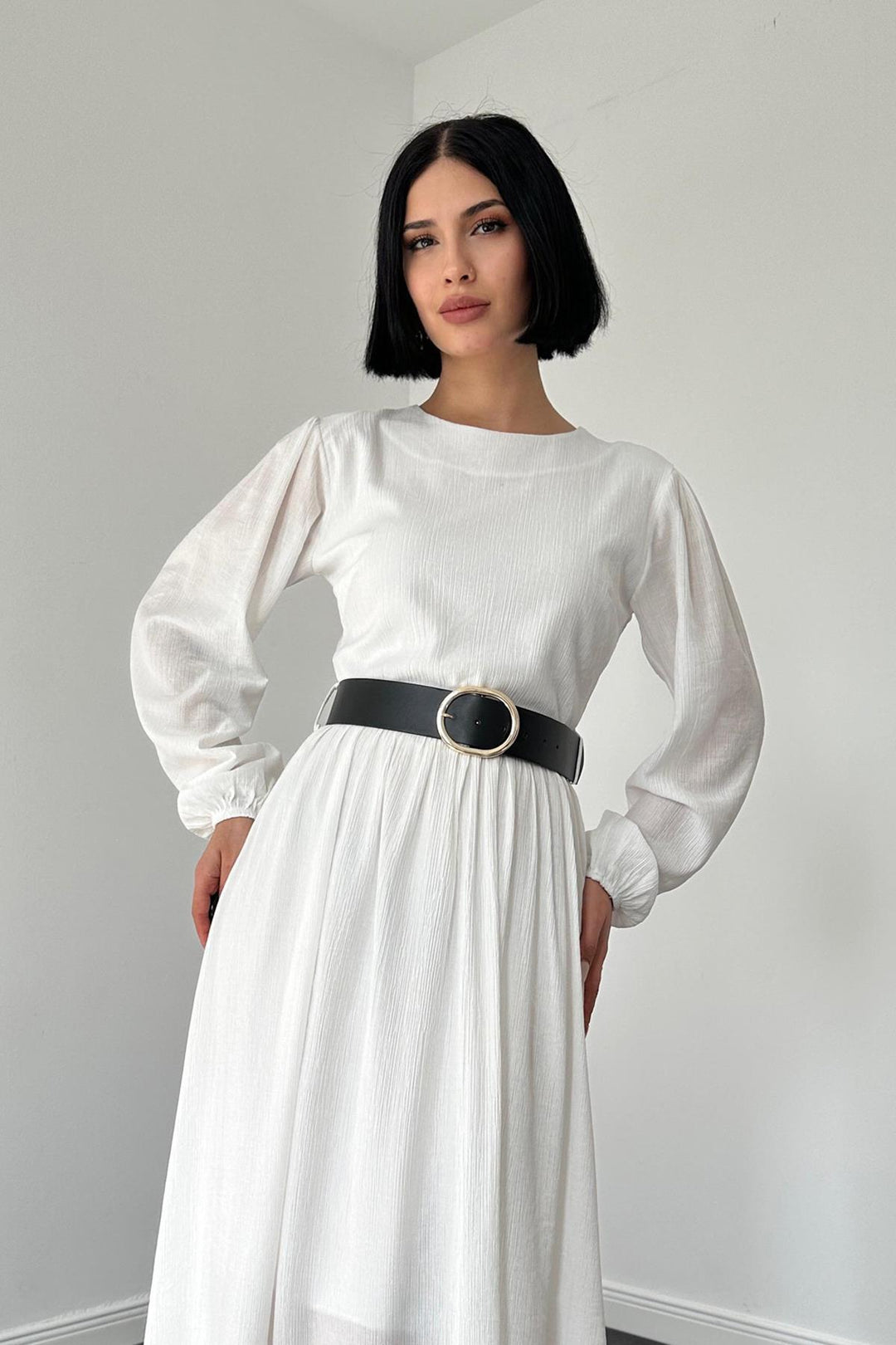 ELS Felicita Dress - Ecru - Frontera