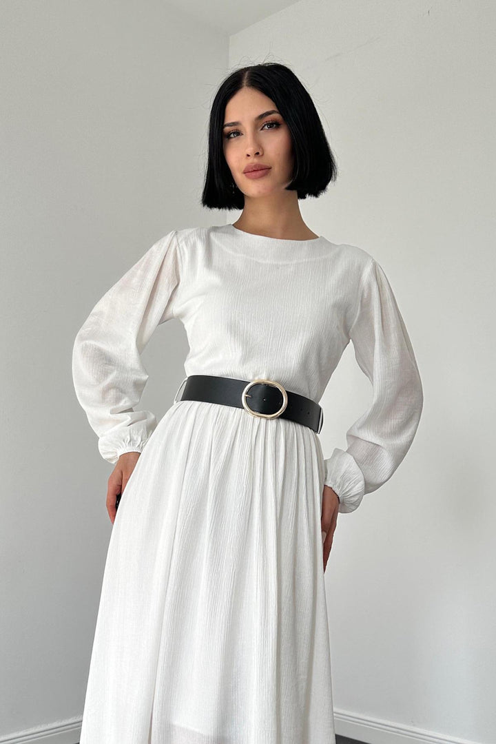 ELS Felicita Dress - Ecru - Frontera