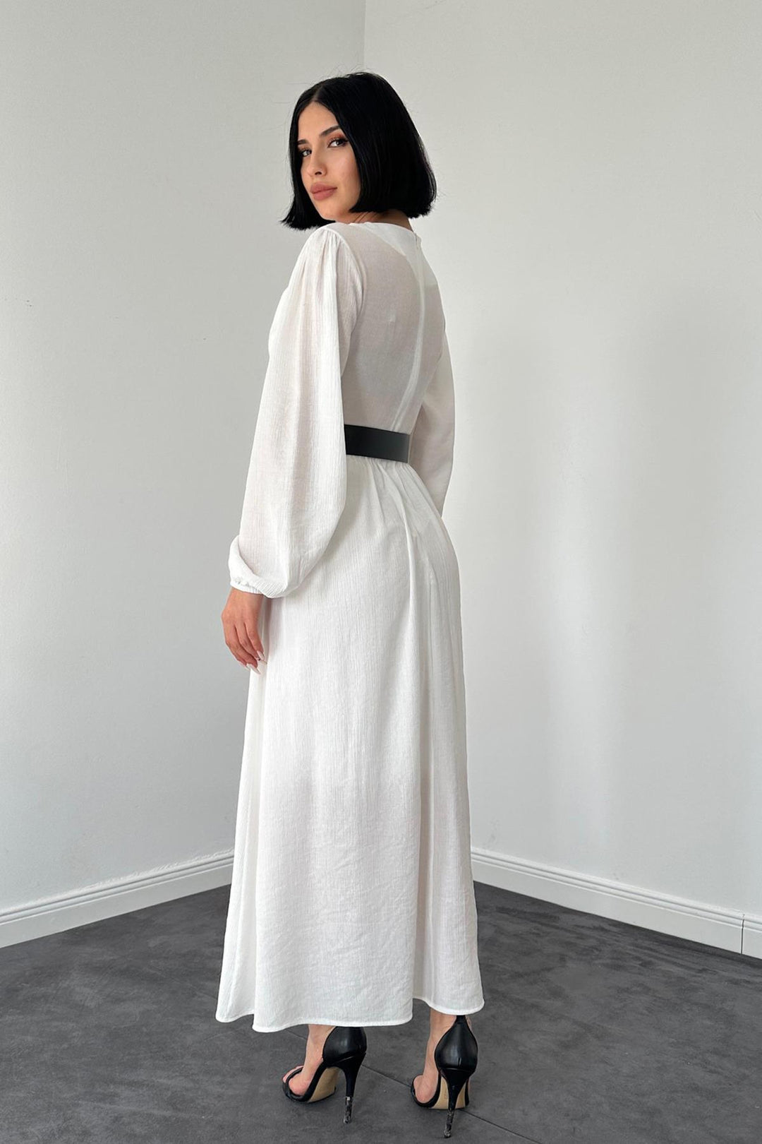 ELS Felicita Dress - Ecru - Frontera
