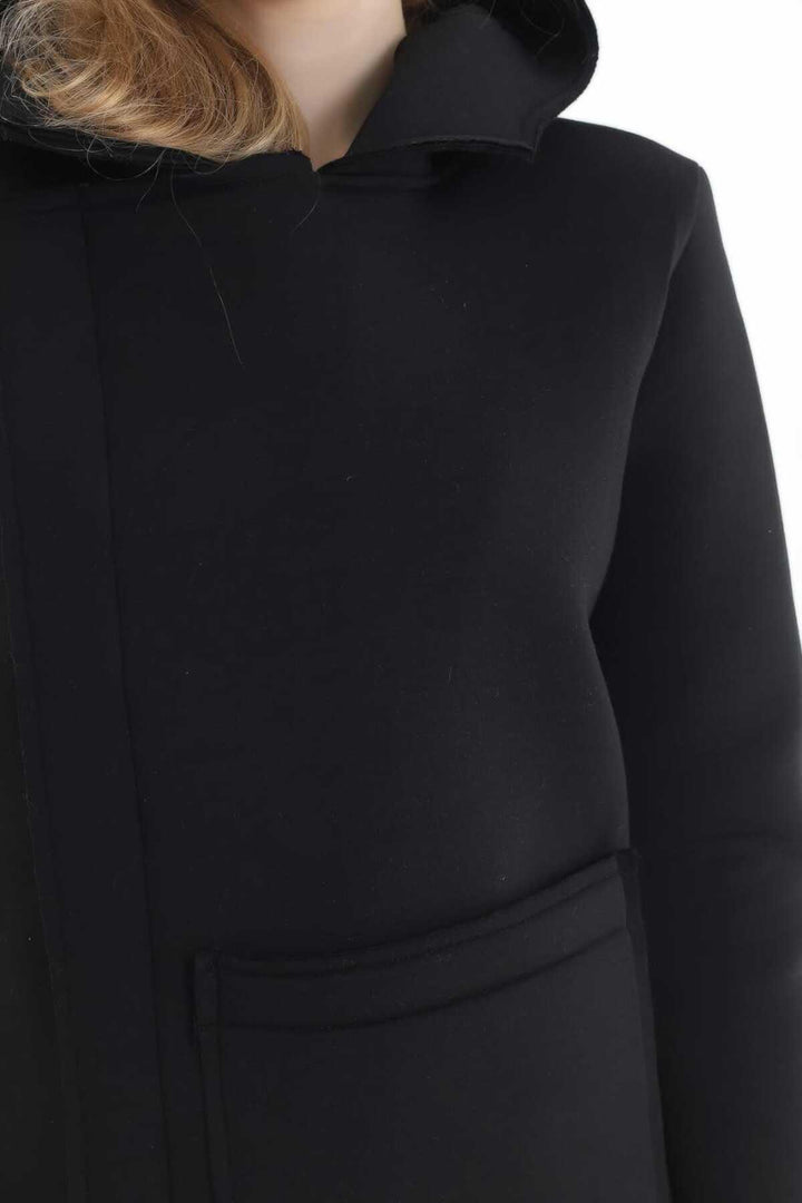 ELS Zippered Pocket Cardigan - Black - Preston