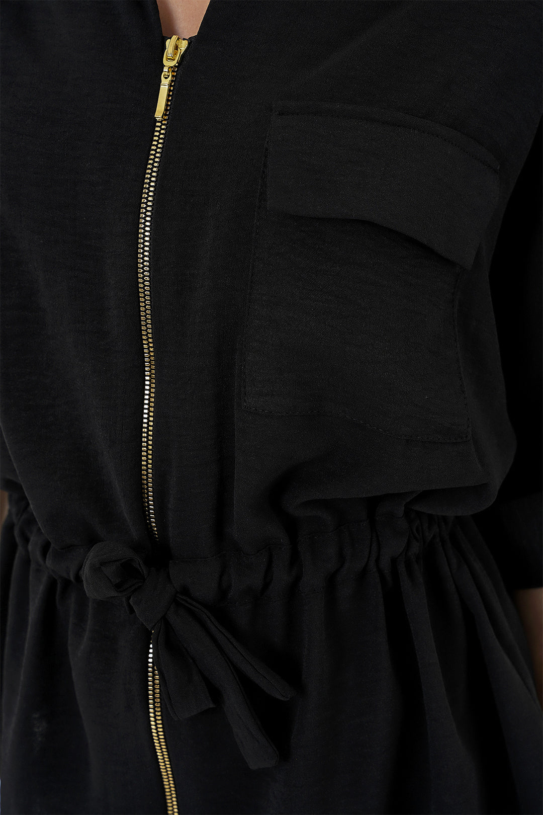 BGD Women Zippered Women's Shirt 0721 - Black - Oildale