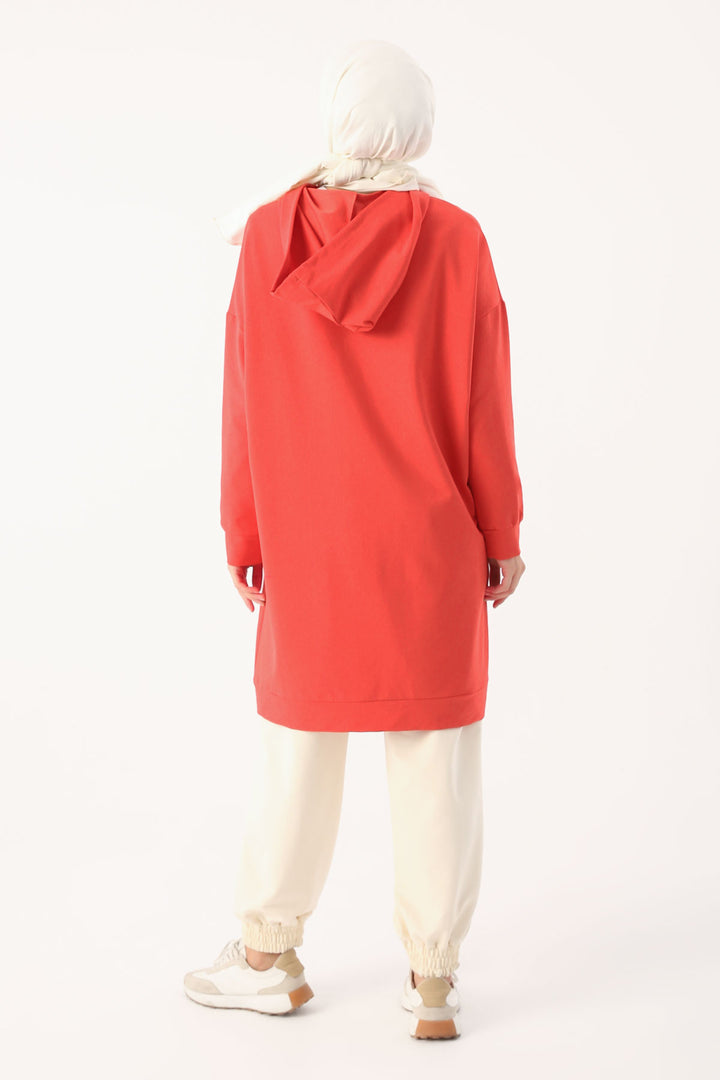 TLD Women Allday Pomegranate Flower Zippered Sweatshirt - Ballarat