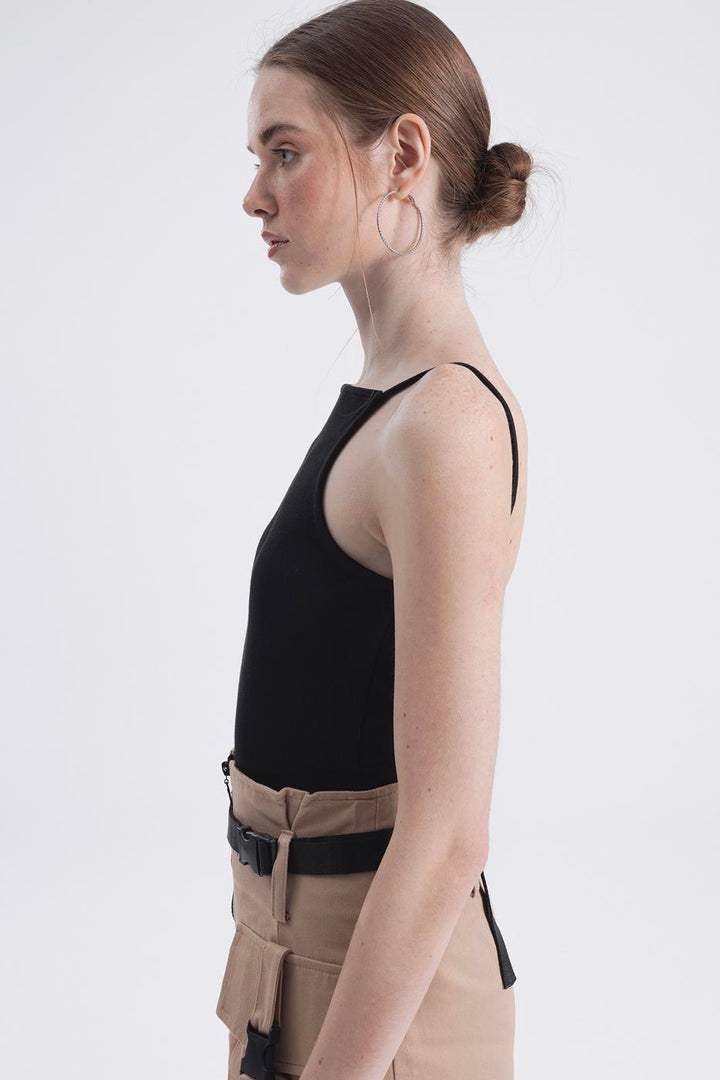 BSL Women Open Back Strapped Bodysuit - Brighton