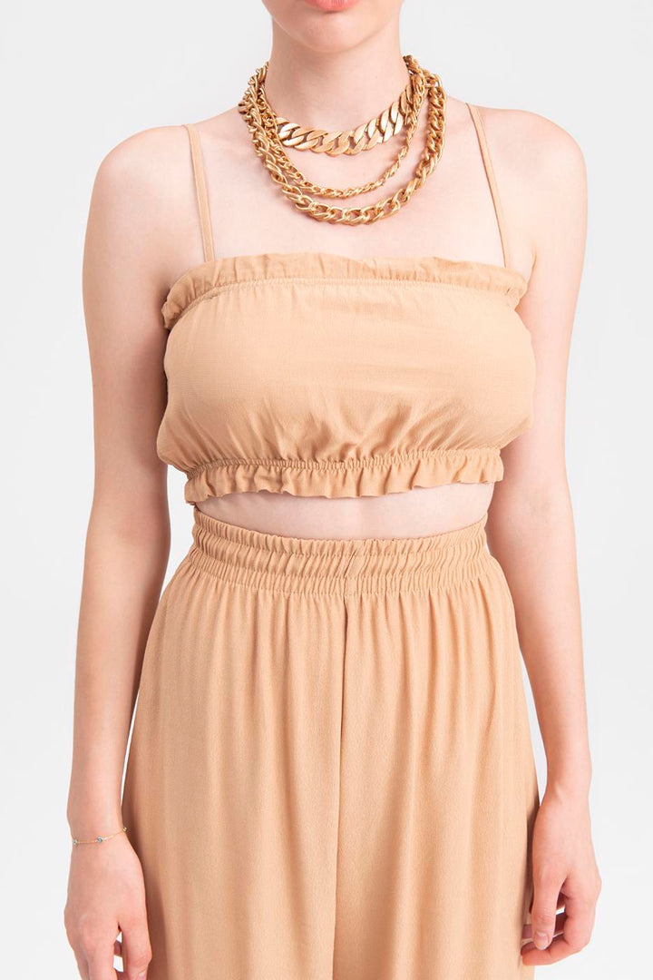 BSL Women Strapped Flounce Bustier - Pessac