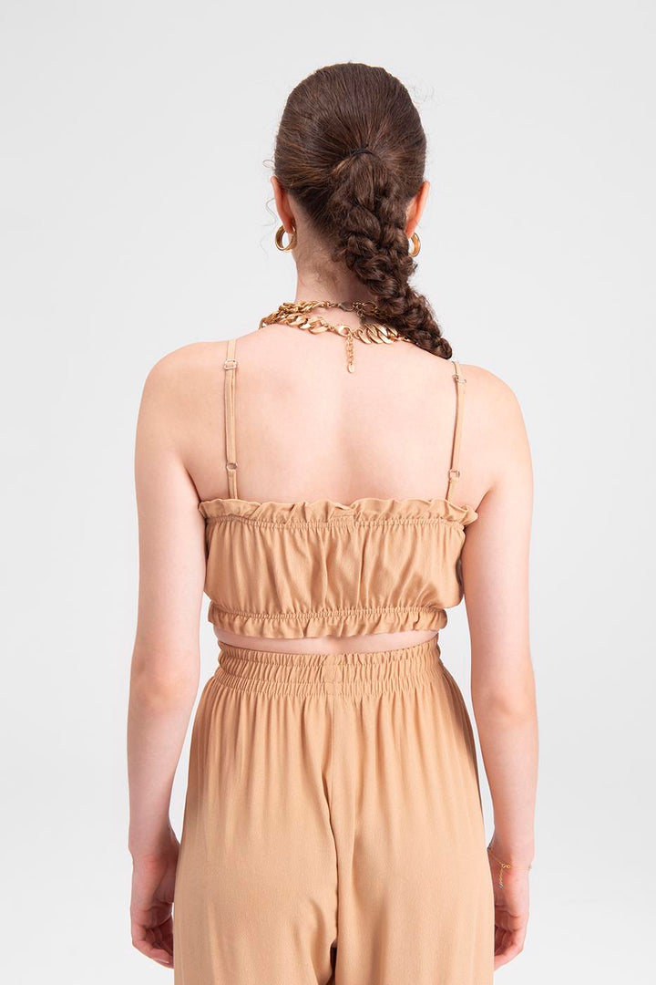 BSL Women Strapped Flounce Bustier - Pessac