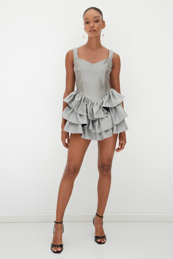 BSL Women Ruffle Mini Dress - Venlo