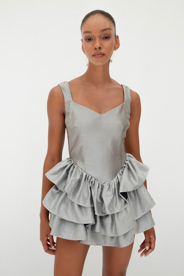 BSL Women Ruffle Mini Dress - Venlo