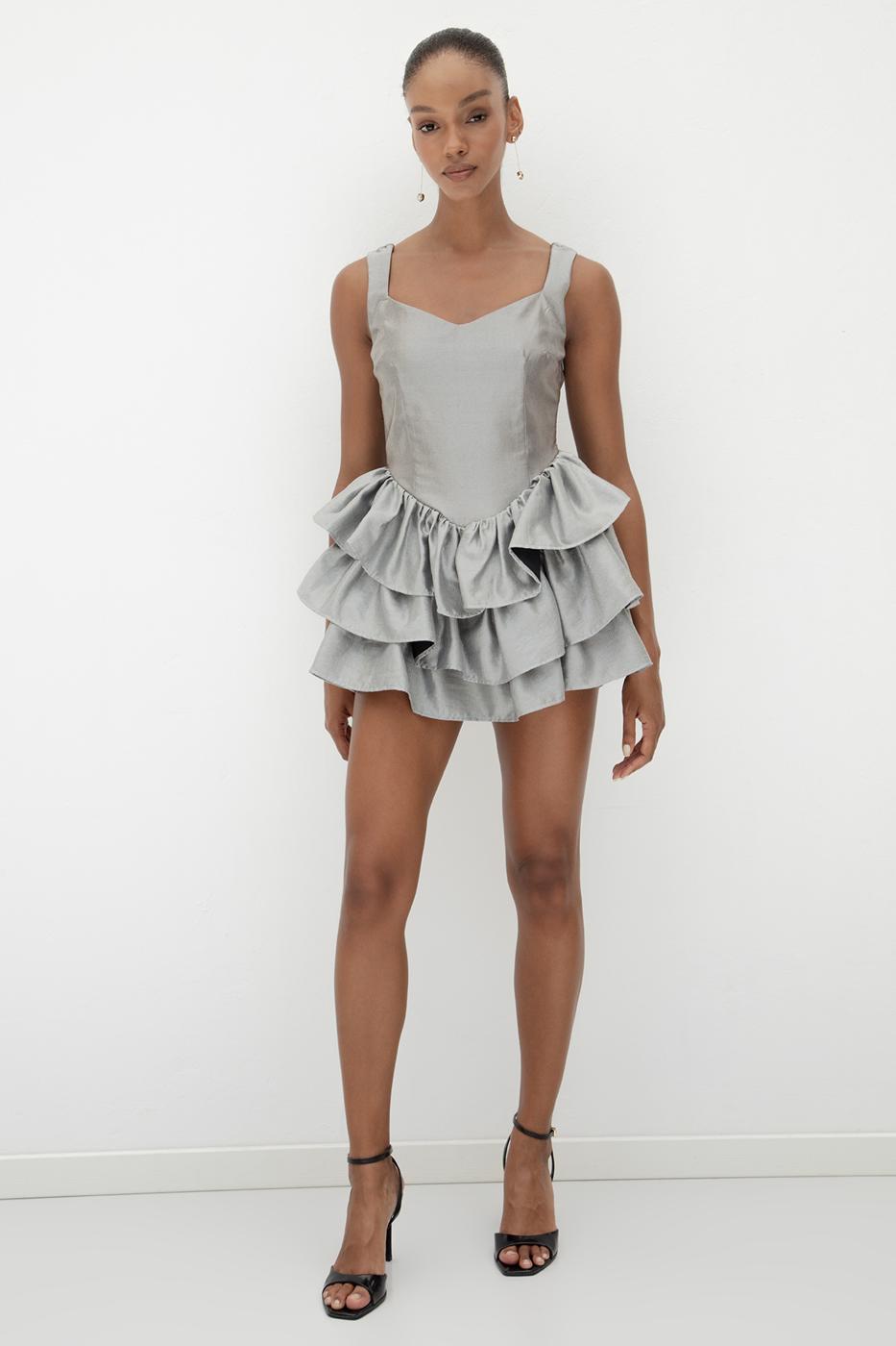 BSL Women Ruffle Mini Dress - Venlo