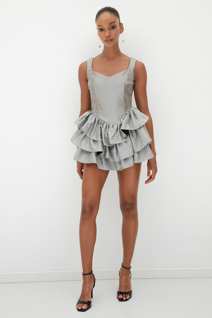 BSL Women Ruffle Mini Dress - Venlo