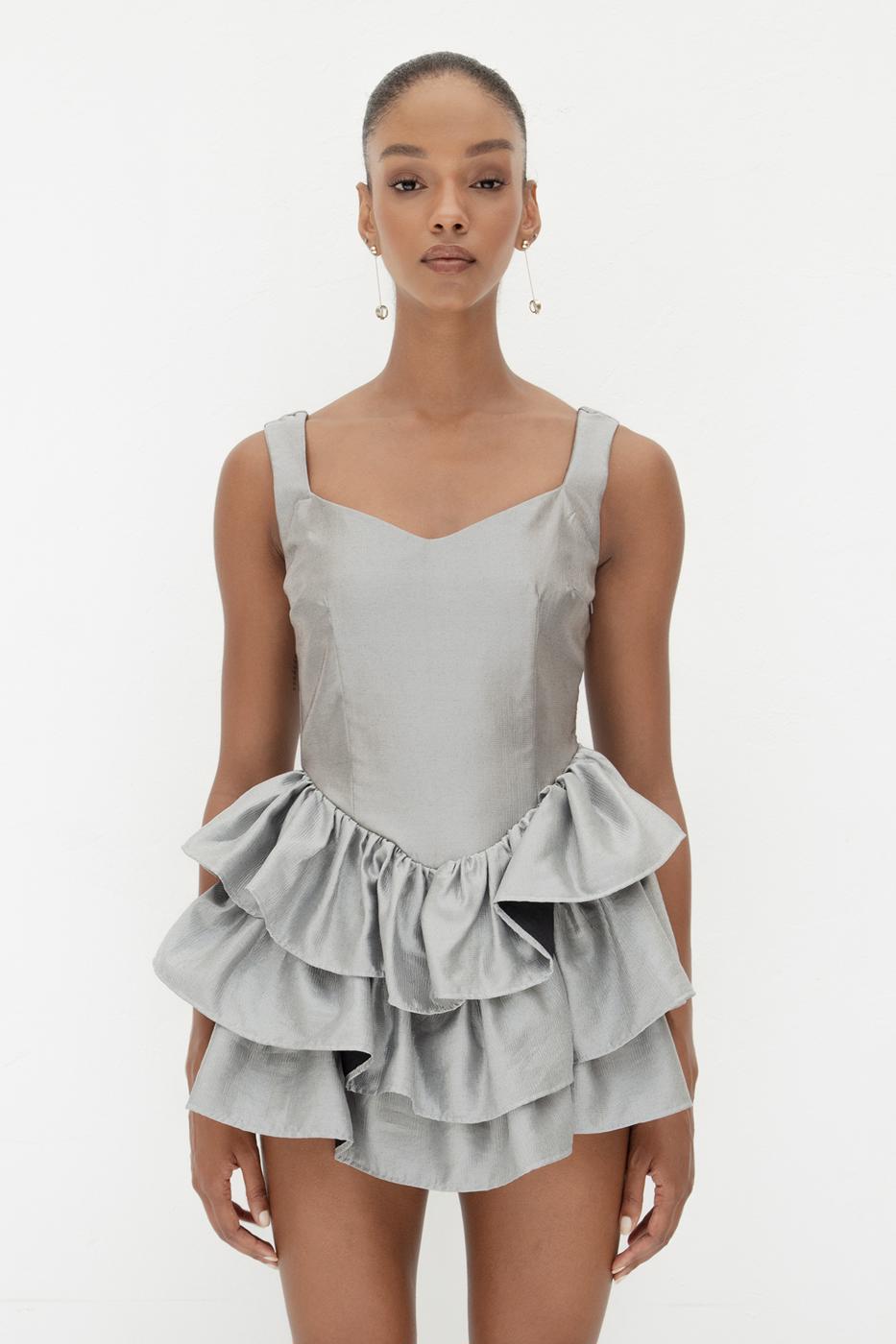 BSL Women Ruffle Mini Dress - Venlo