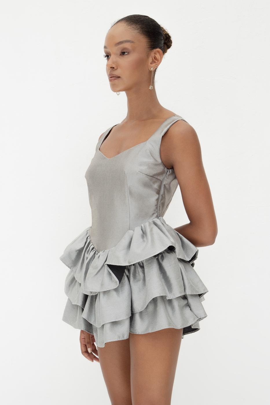 BSL Women Ruffle Mini Dress - Venlo