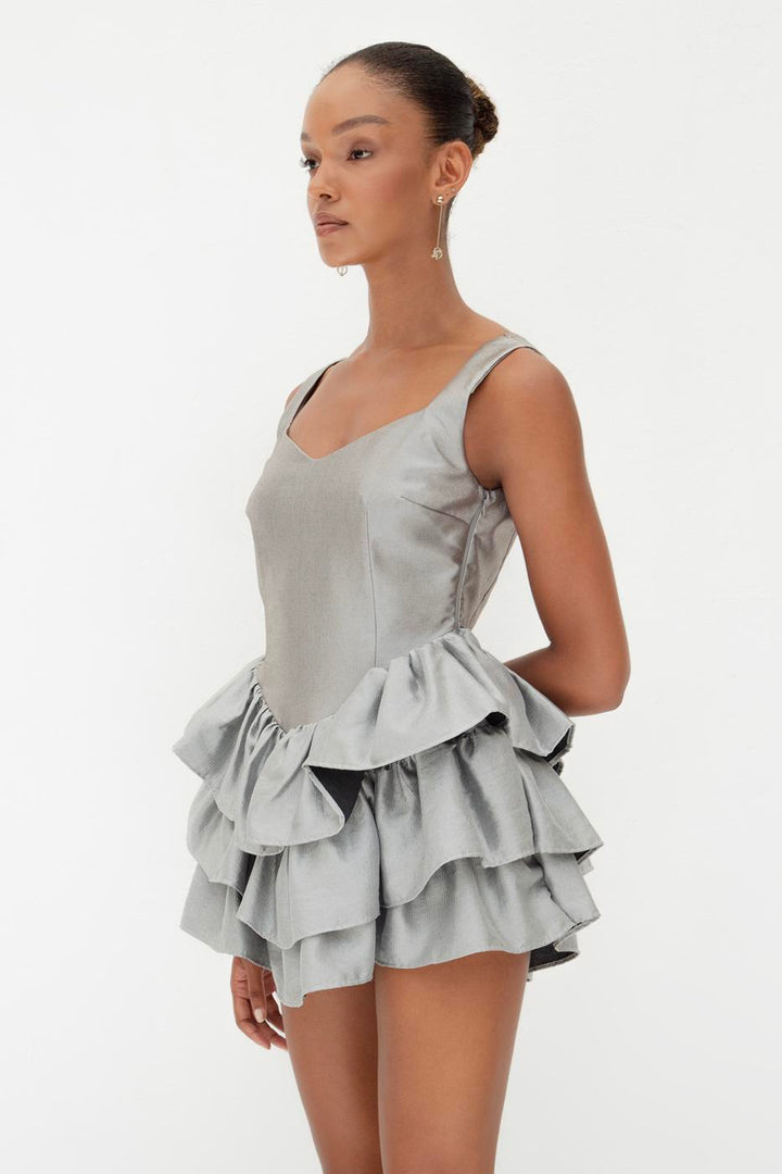 BSL Women Ruffle Mini Dress - Venlo