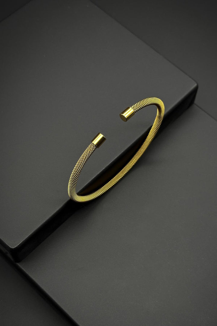 NVM FRNCH 316L Steel Italian Model Gold Color Men's Bracelet FRJ11971-2071-G - Filderstadt