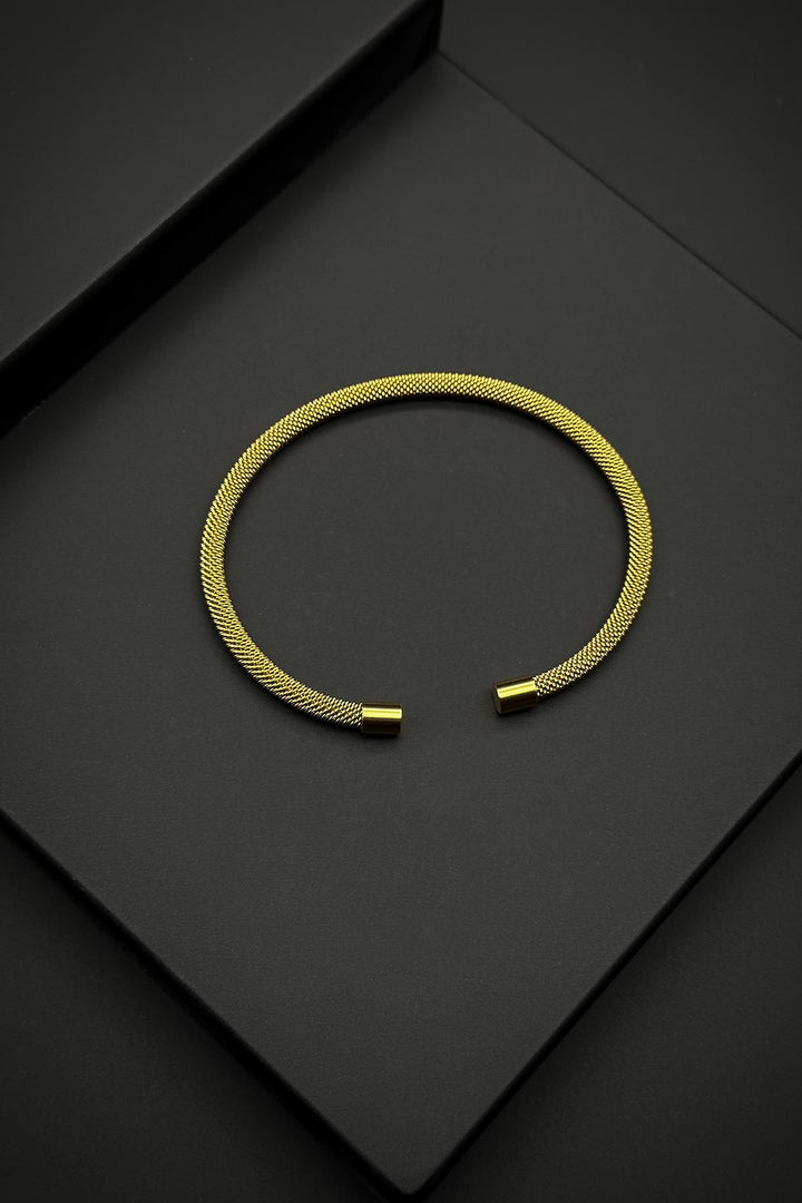 NVM FRNCH 316L Steel Italian Model Gold Color Men's Bracelet FRJ11971-2071-G - Filderstadt
