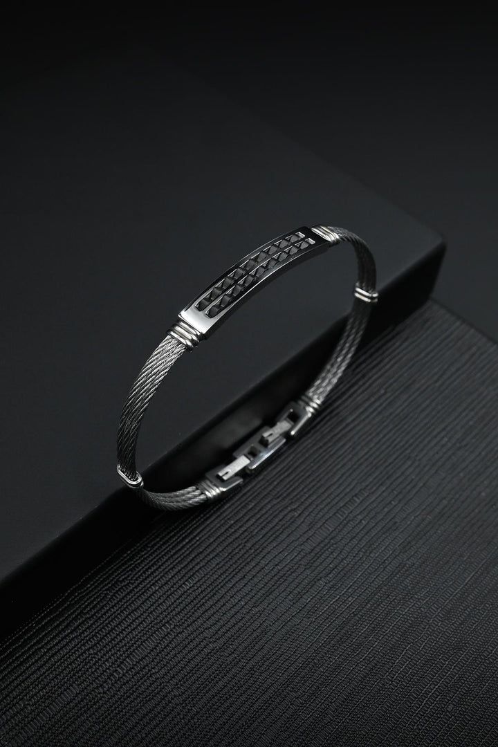 NVM FRNCH 316L Stainless Steel Italian Style Silver Color Men's Bracelet FRJ12120-3120-A - Mönchengladbach