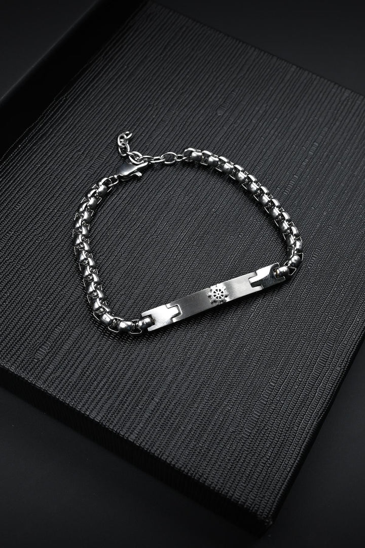 NVM FRNCH 316L Stainless Steel Italian Style Silver Color Men's Bracelet FRJ12138-3138-A - Laguna Niguel