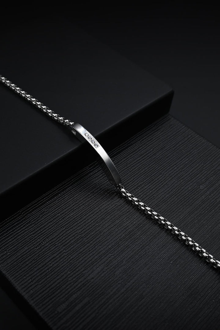 NVM FRNCH 316L Stainless Steel Italian Model Silver Color Men's Bracelet FRJ12143-3143-A - Southend