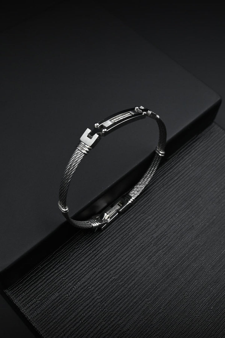 NVM FRNCH 316L Stainless Steel Italian Style Silver Color Men's Bracelet FRJ12145-3145-A - Delicias