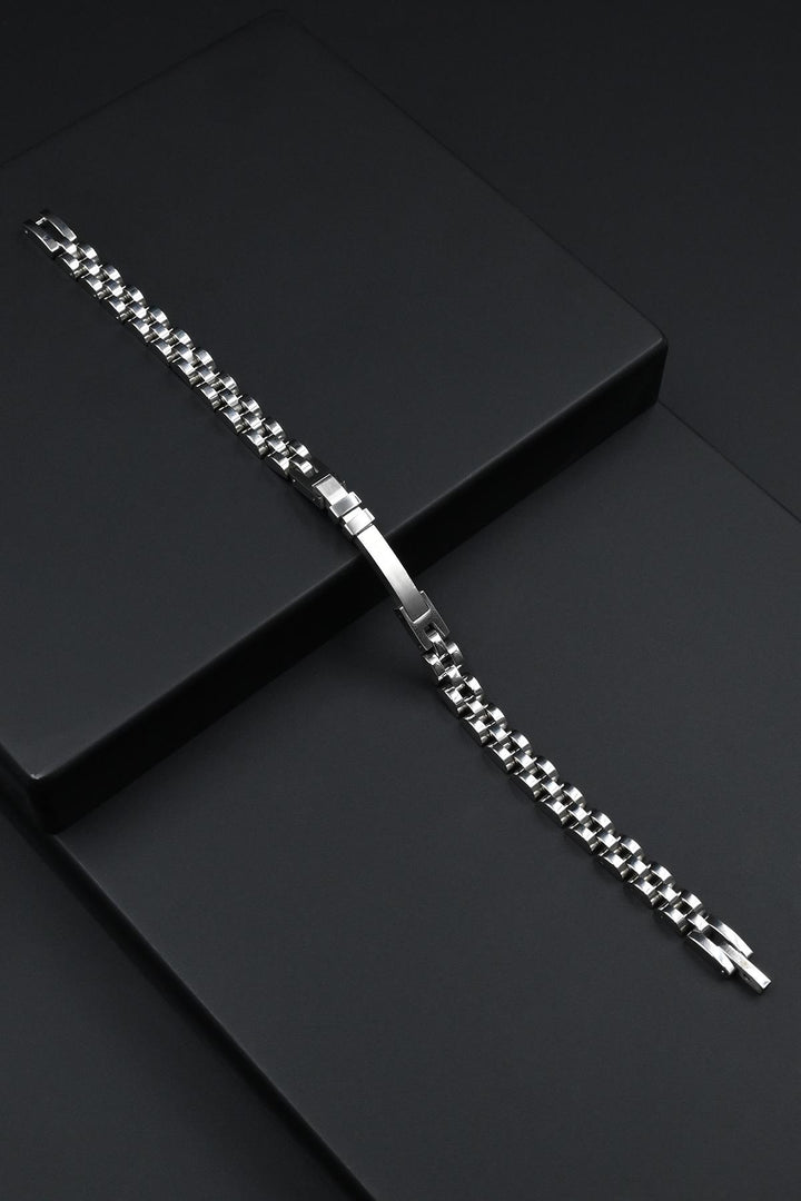 NVM FRNCH 316L Stainless Steel Italian Style Silver Color Men's Bracelet FRJ12273-3273-A - Alton