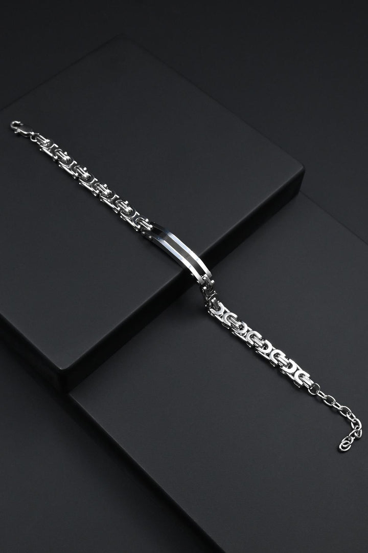 NVM FRNCH 316L Stainless Steel Italian Model Silver Color Men's Bracelet FRJ12276-3276-A - Bad Salzuflen