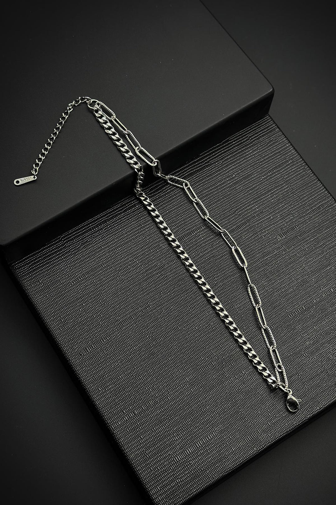 NVM FRNCH 316L Stainless Steel Italian Style Silver Color Men's Bracelet FRJ12444-3444-A - Phenix City