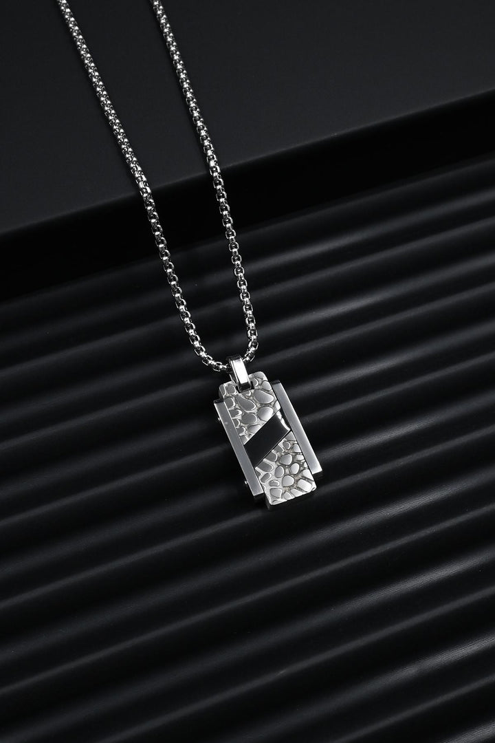 NVM FRNCH 316L Stainless Steel Italian Style Silver Color Men's Necklace FRJ30776-876-AB - Vich